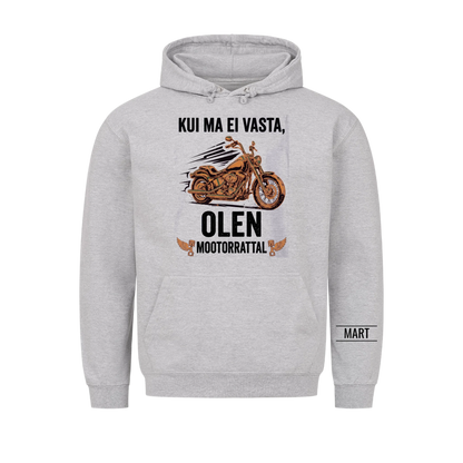 Kui ma ei vasta, olen mootorrattal. Personaalne T-särk nimega