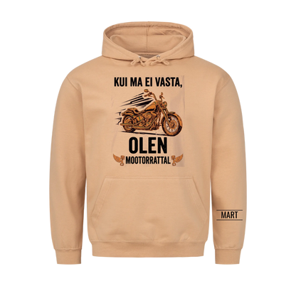 Kui ma ei vasta, olen mootorrattal. Personaalne T-särk nimega