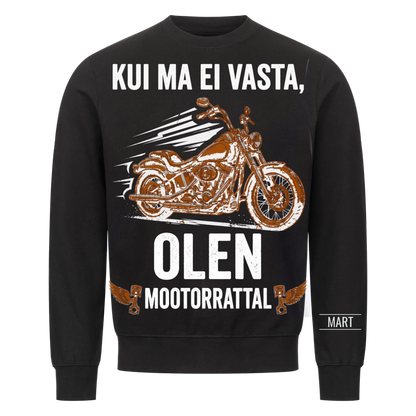 Kui ma ei vasta, olen mootorrattal. Personaalne T-särk nimega