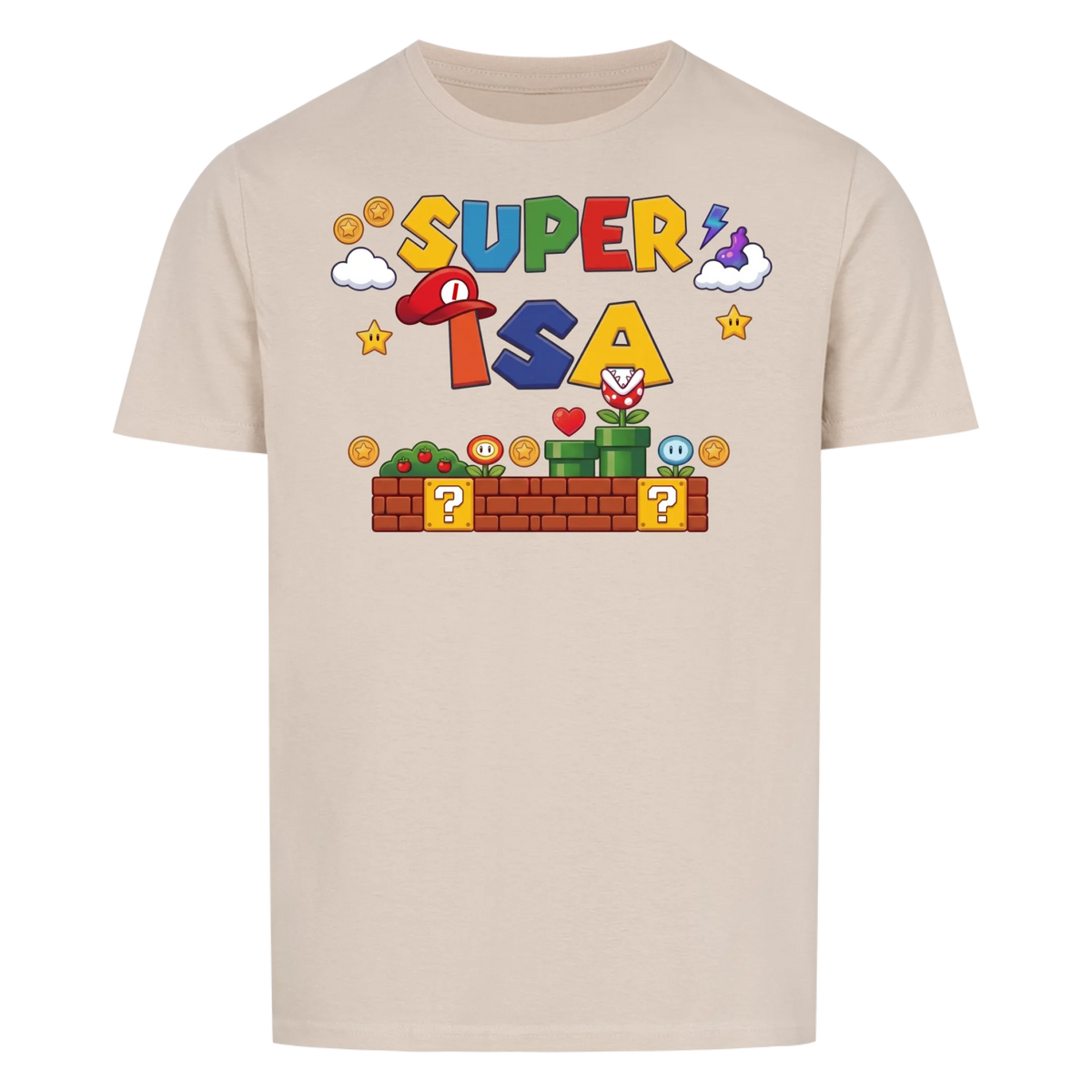Super Isa T-särk laste nimedega. Personaalne kingitus isale