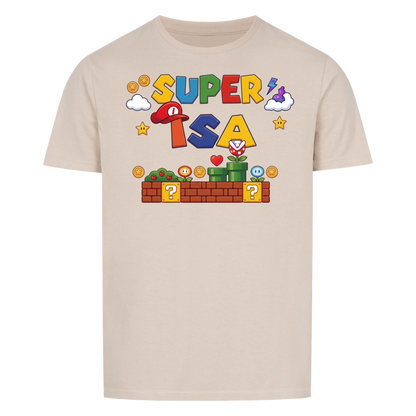 Super Isa T-särk laste nimedega. Personaalne kingitus isale