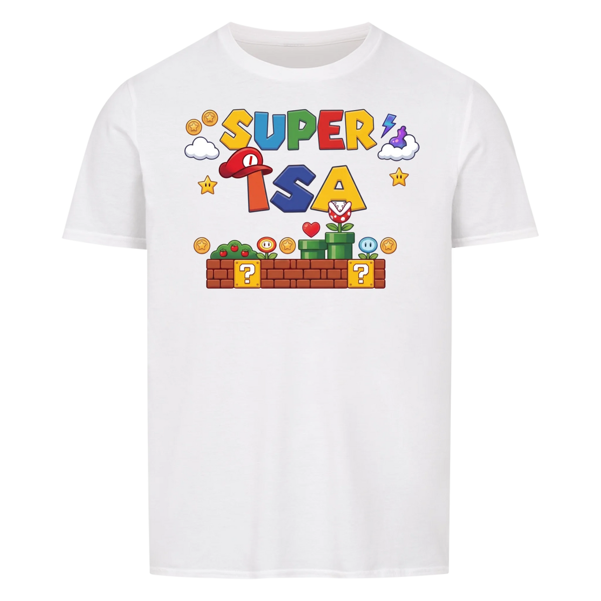 Super Isa T-särk laste nimedega. Personaalne kingitus isale