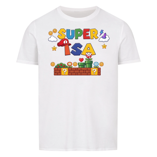 Super Isa T-särk laste nimedega. Personaalne kingitus isale