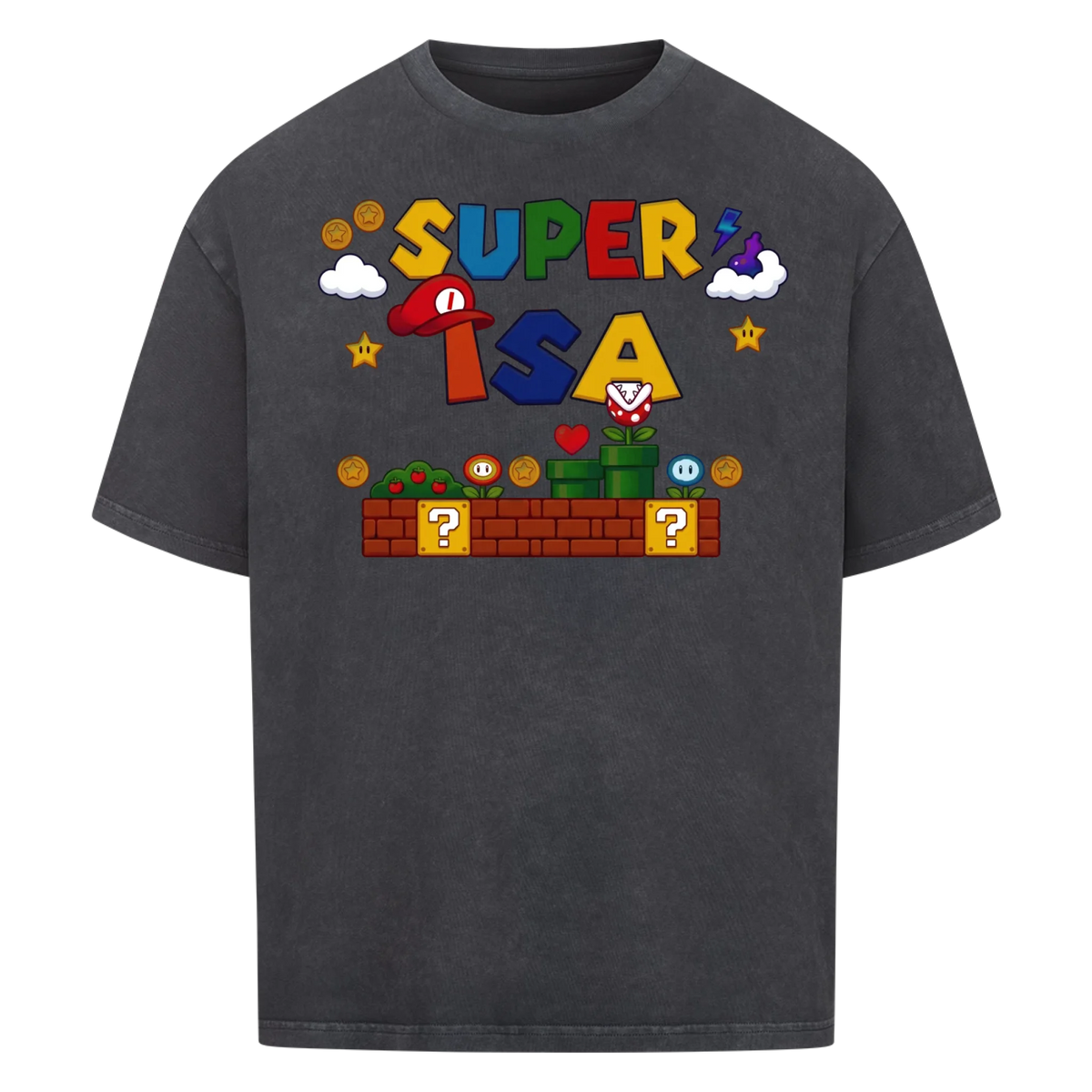 Super Isa T-särk laste nimedega. Personaalne kingitus isale
