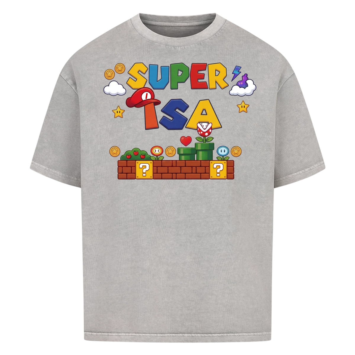 Super Isa T-särk laste nimedega. Personaalne kingitus isale