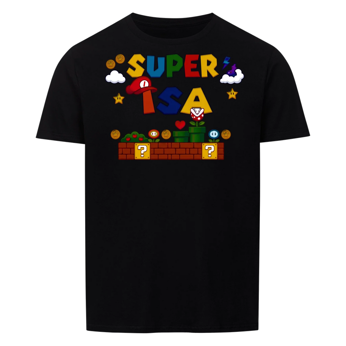 Super Isa T-särk laste nimedega. Personaalne kingitus isale