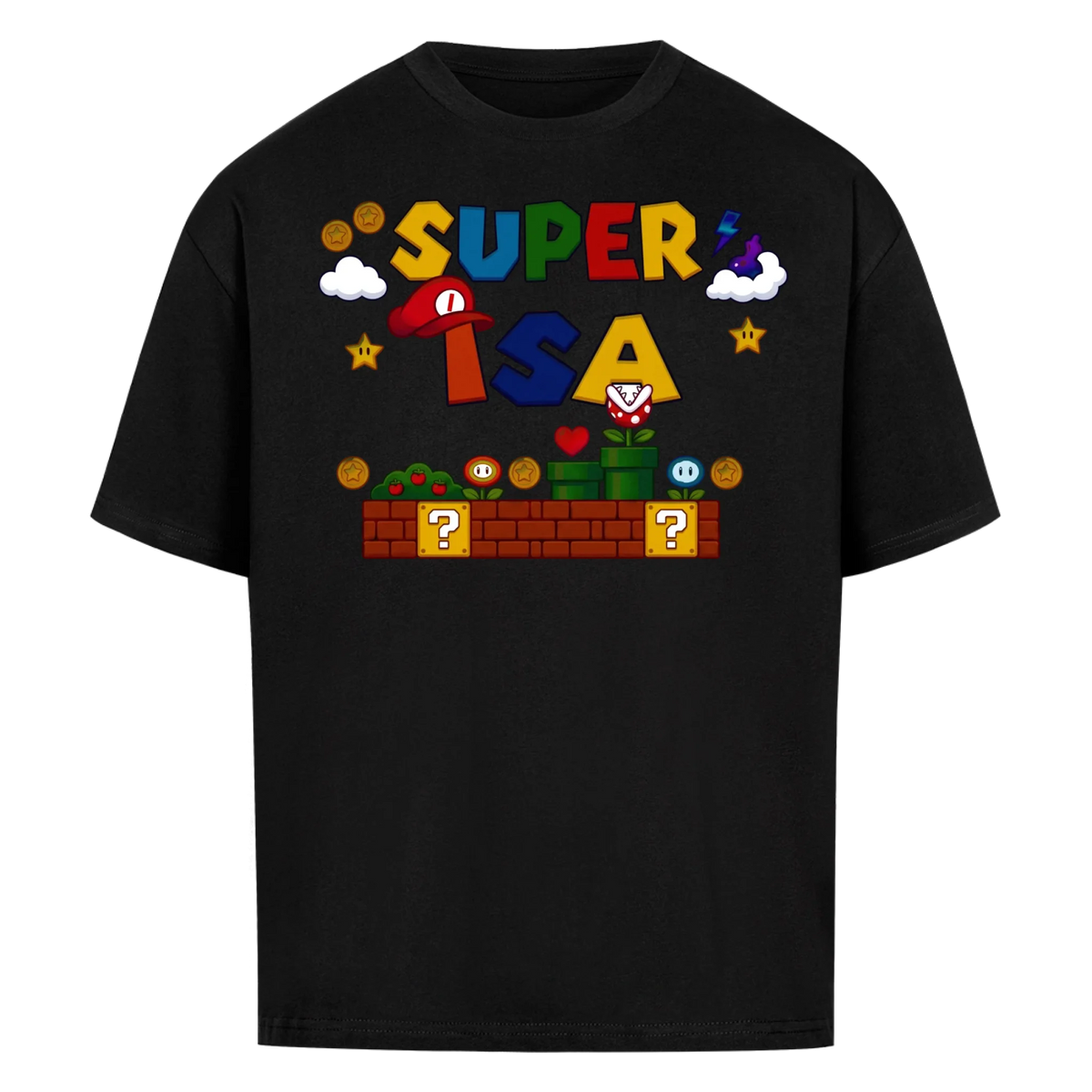 Super Isa T-särk laste nimedega. Personaalne kingitus isale