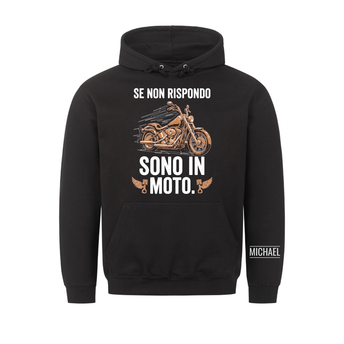 Sono in moto - Regalo divertente per uomo, marito, papà, nonno e motociclisti - Maglietta personalizzata