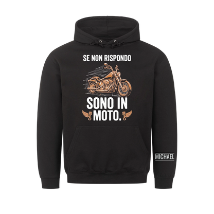 Sono in moto - Regalo divertente per uomo, marito, papà, nonno e motociclisti - Maglietta personalizzata