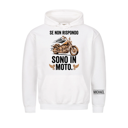 Sono in moto - Regalo divertente per uomo, marito, papà, nonno e motociclisti - Maglietta personalizzata