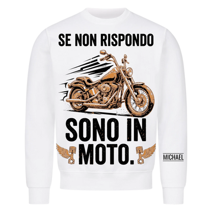 Sono in moto - Regalo divertente per uomo, marito, papà, nonno e motociclisti - Maglietta personalizzata