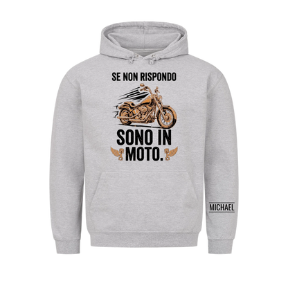 Sono in moto - Regalo divertente per uomo, marito, papà, nonno e motociclisti - Maglietta personalizzata