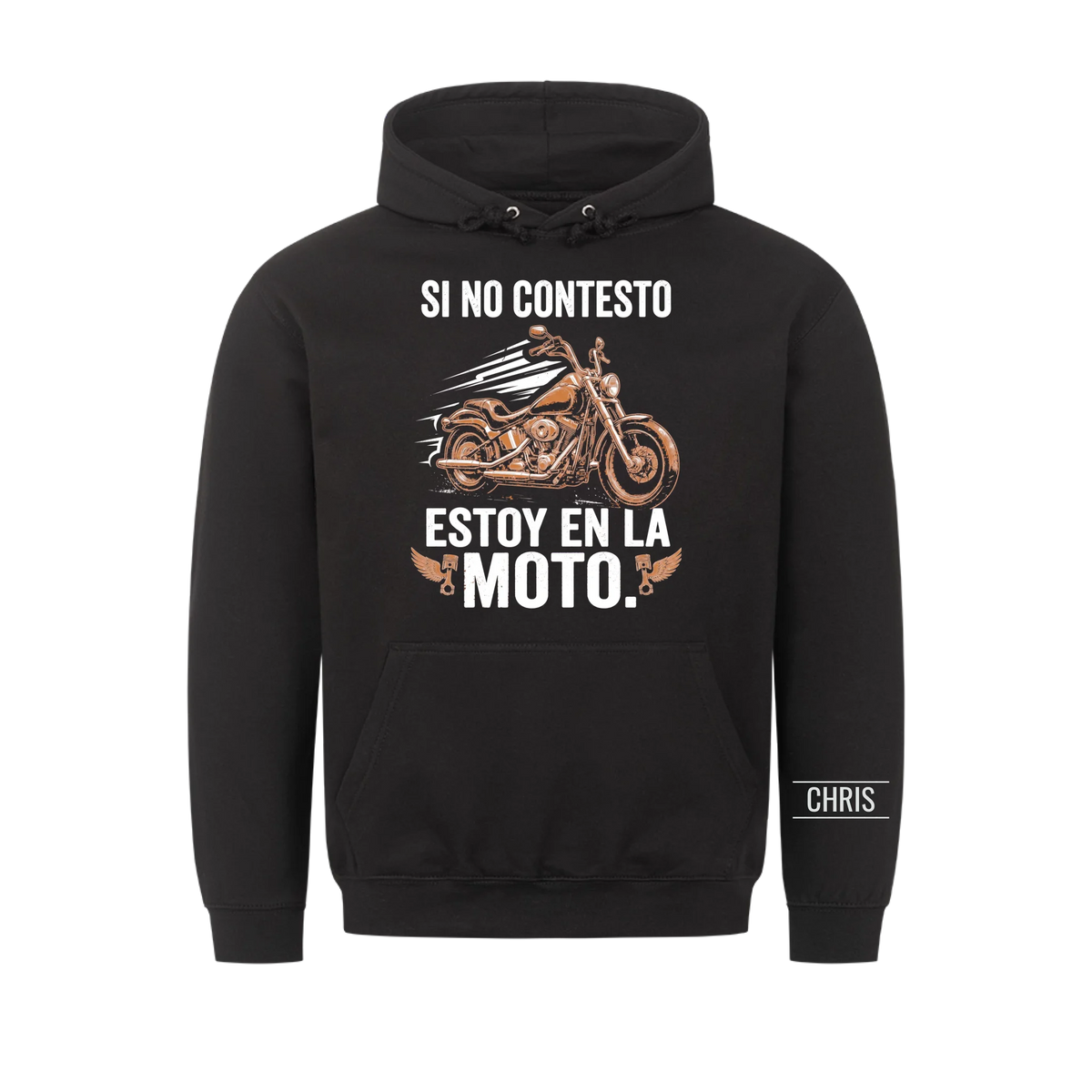 Estoy en la moto - Regalo divertido para hombres, marido, papá, abuelo y moteros - Camiseta personalizada