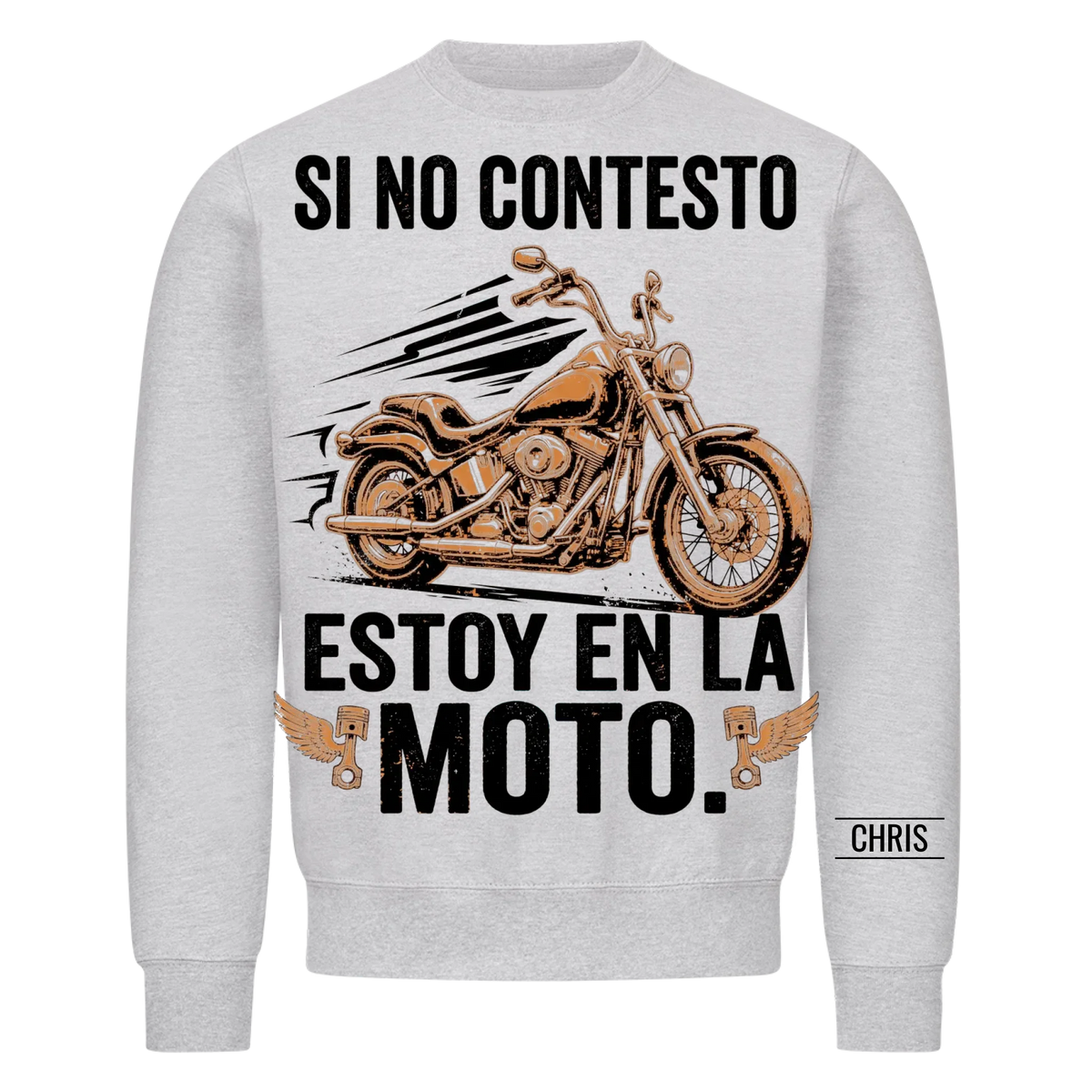 Estoy en la moto - Regalo divertido para hombres, marido, papá, abuelo y moteros - Camiseta personalizada