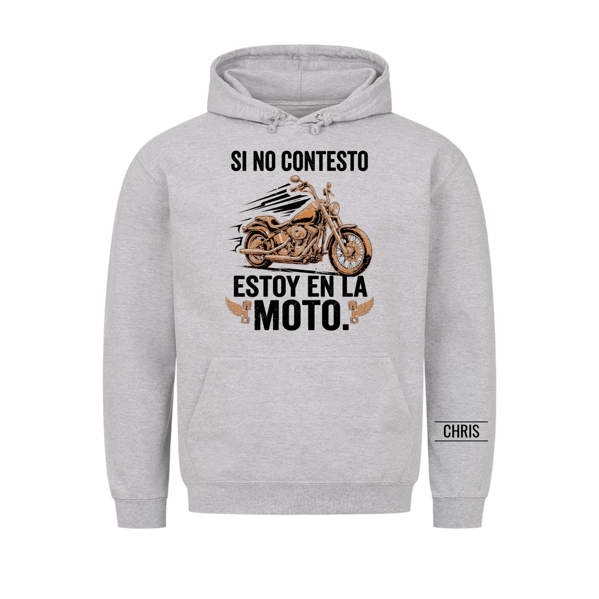 Estoy en la moto - Regalo divertido para hombres, marido, papá, abuelo y moteros - Camiseta personalizada