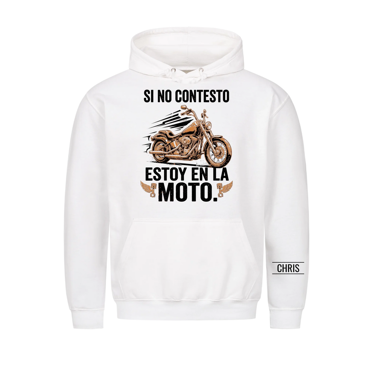 Estoy en la moto - Regalo divertido para hombres, marido, papá, abuelo y moteros - Camiseta personalizada