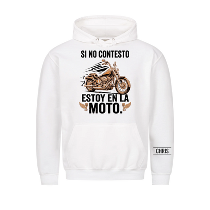 Estoy en la moto - Regalo divertido para hombres, marido, papá, abuelo y moteros - Camiseta personalizada