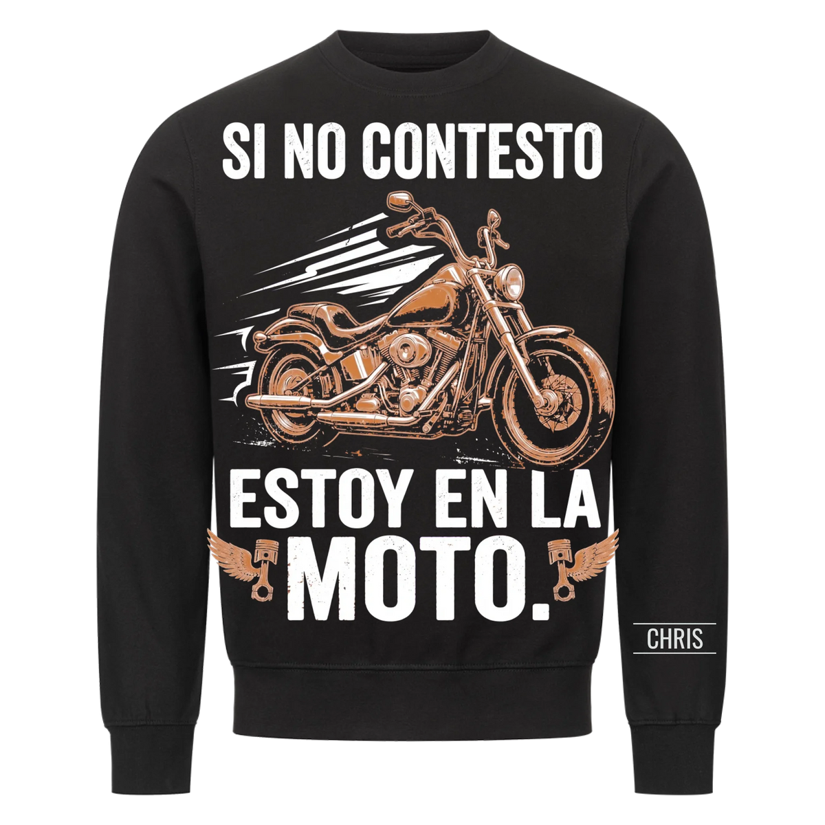 Estoy en la moto - Regalo divertido para hombres, marido, papá, abuelo y moteros - Camiseta personalizada
