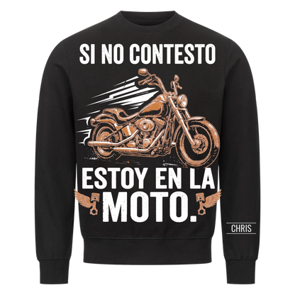 Estoy en la moto - Regalo divertido para hombres, marido, papá, abuelo y moteros - Camiseta personalizada
