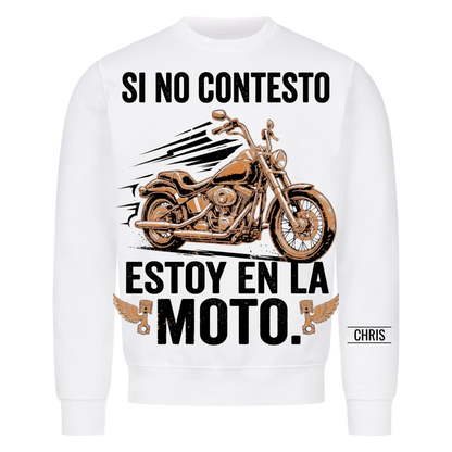Estoy en la moto - Regalo divertido para hombres, marido, papá, abuelo y moteros - Camiseta personalizada