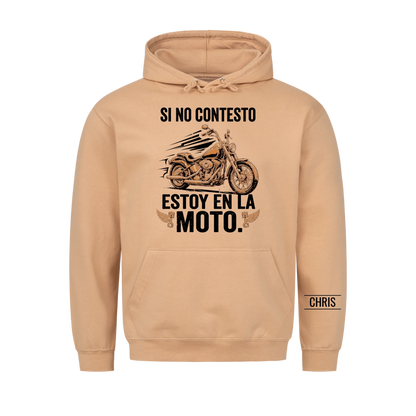Estoy en la moto - Regalo divertido para hombres, marido, papá, abuelo y moteros - Camiseta personalizada