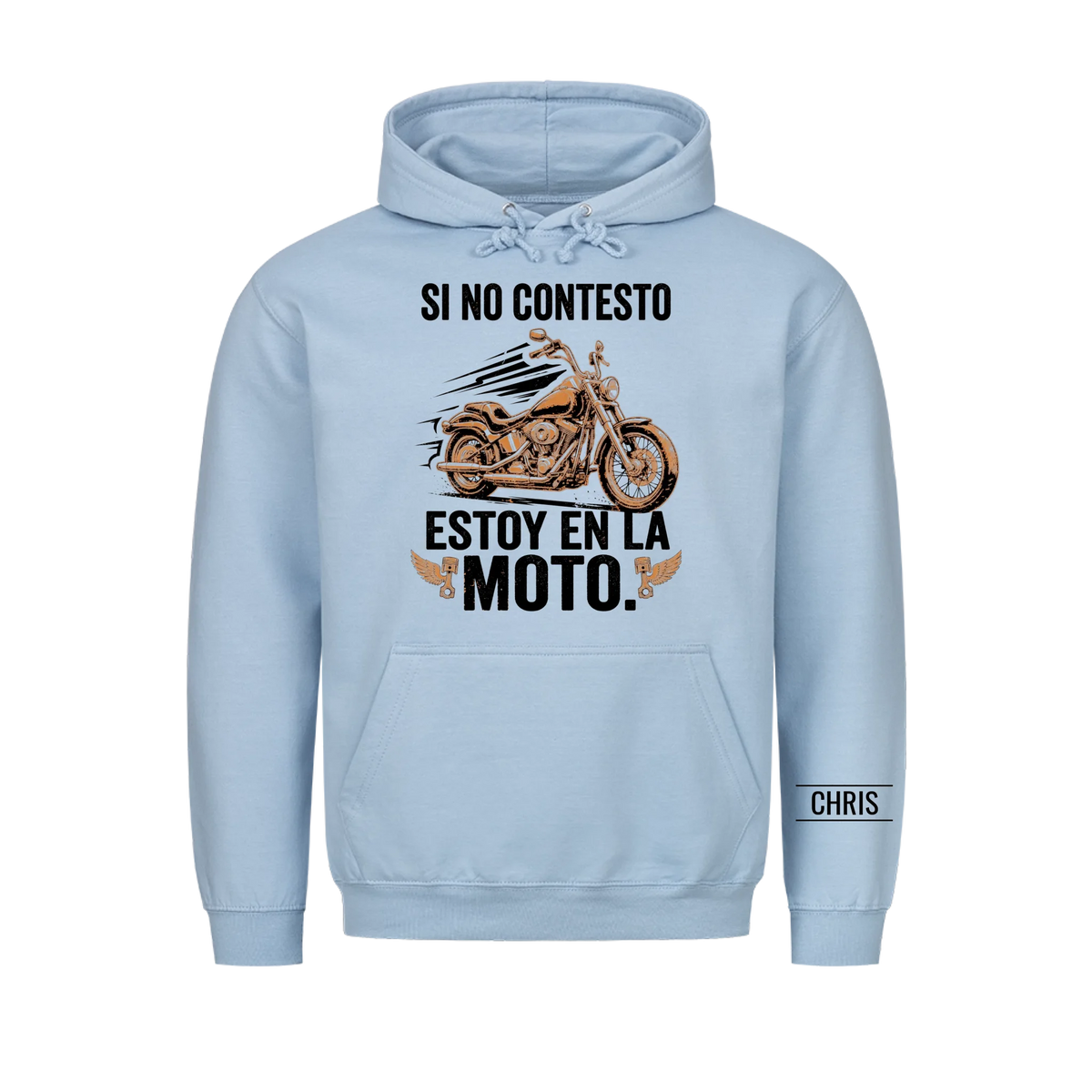Estoy en la moto - Regalo divertido para hombres, marido, papá, abuelo y moteros - Camiseta personalizada