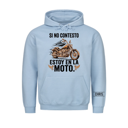 Estoy en la moto - Regalo divertido para hombres, marido, papá, abuelo y moteros - Camiseta personalizada