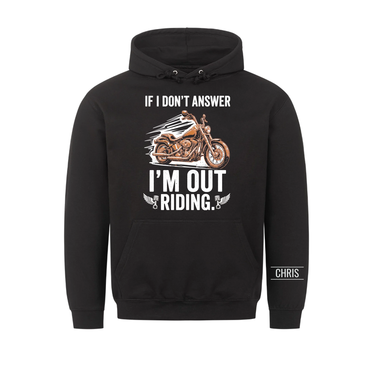 I'm out riding - Funny Gift for Men, Husband, Dad, Grandad & Bikers - Personalised Shirt