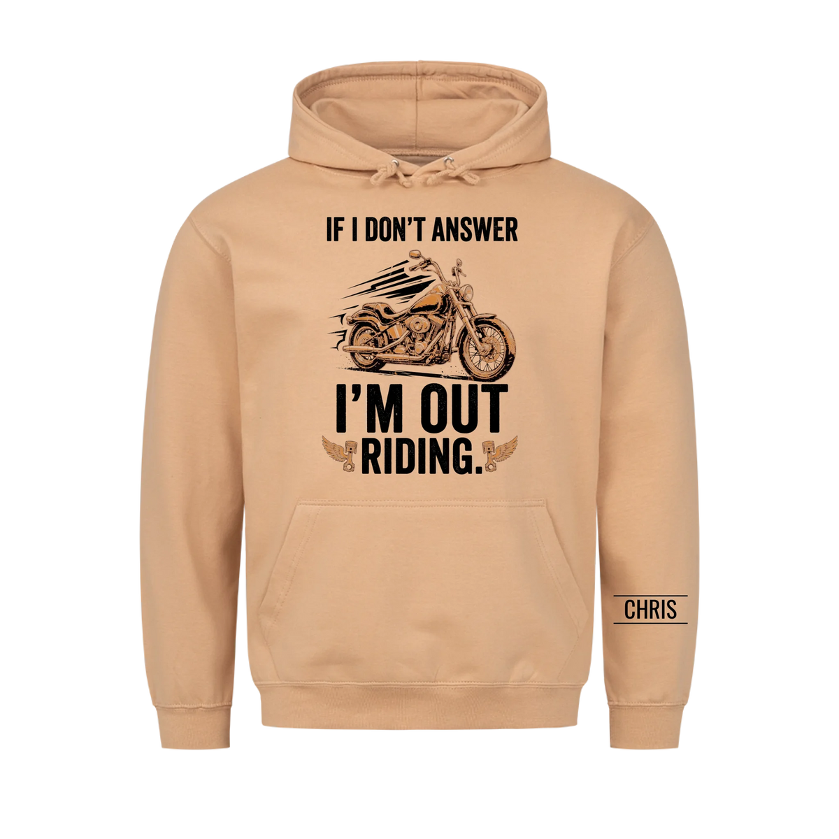 I'm out riding - Funny Gift for Men, Husband, Dad, Grandad & Bikers - Personalised Shirt