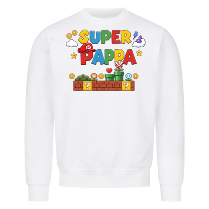 Super Pappa t-shirt med barnens namn. Personlig present till pappa