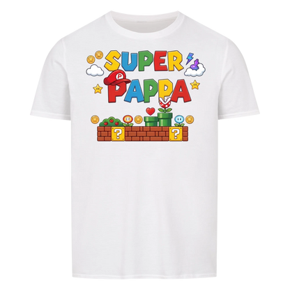 Super Pappa T-skjorte med barnas navn. Personlig gave til pappa