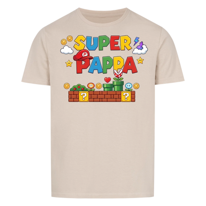Super Pappa T-skjorte med barnas navn. Personlig gave til pappa
