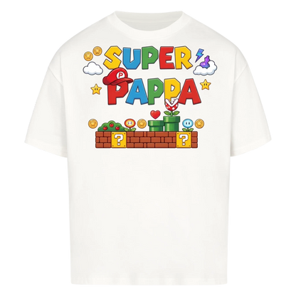 Super Pappa T-skjorte med barnas navn. Personlig gave til pappa