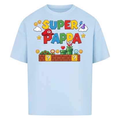 Super Pappa T-skjorte med barnas navn. Personlig gave til pappa