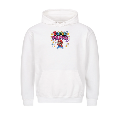 Super Pappa King t-shirt med pappas figur och barnens namn. Fars dag present