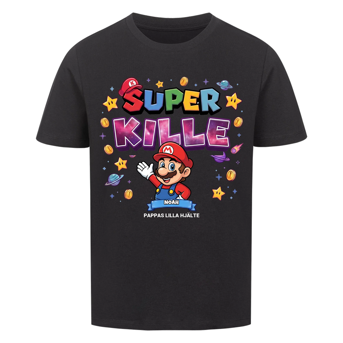Super Kid - Personlig barntröja i partnerlook med Super Pappa