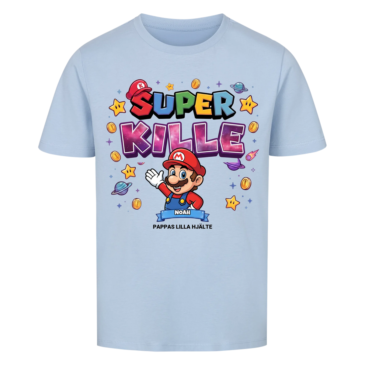 Super Kid - Personlig barntröja i partnerlook med Super Pappa