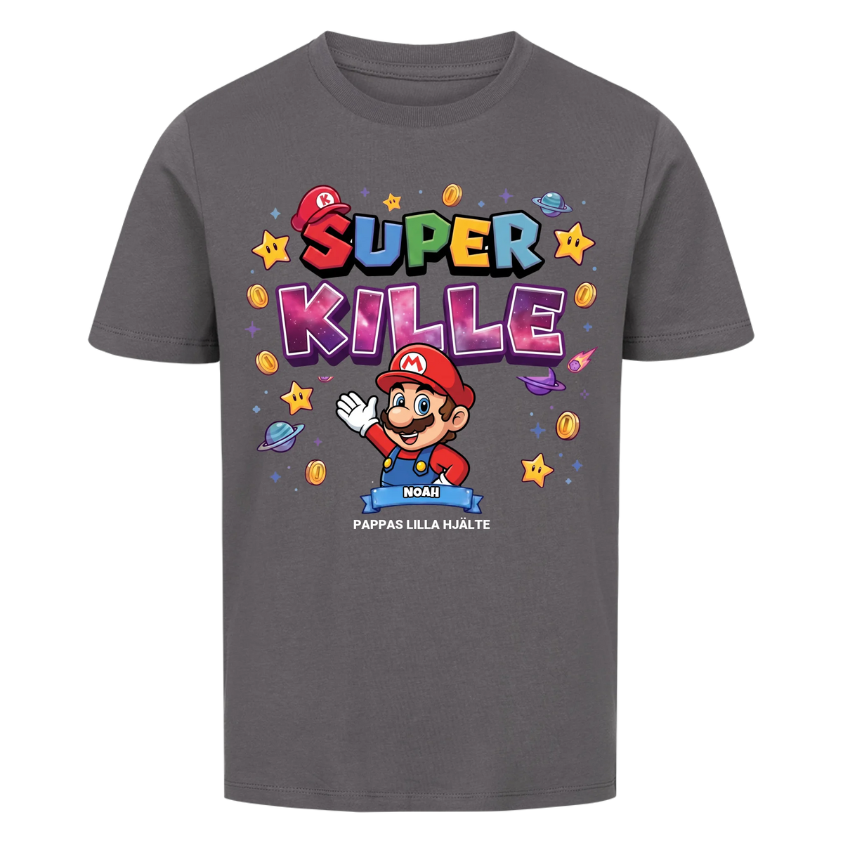 Super Kid - Personlig barntröja i partnerlook med Super Pappa