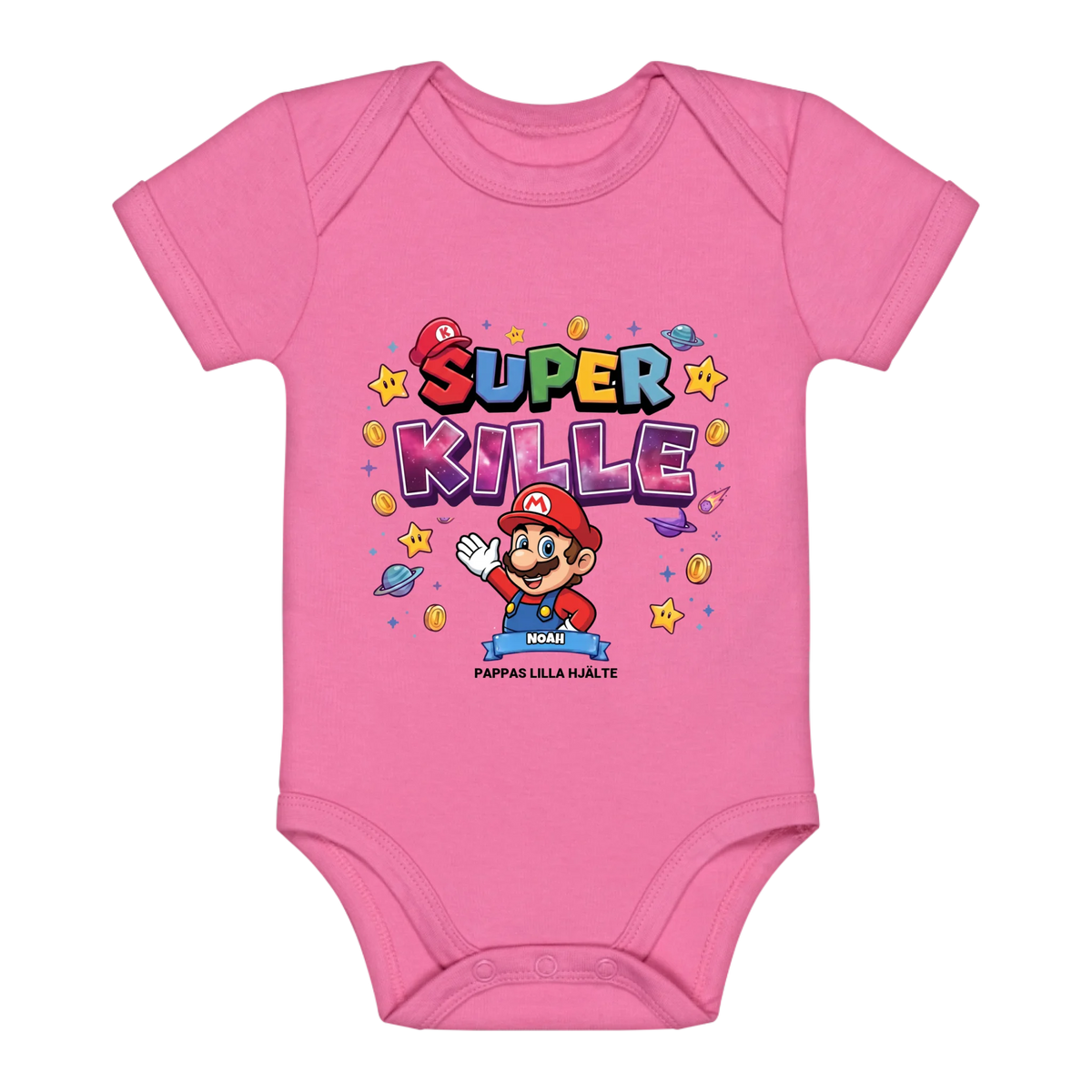 Super Kid - Personlig barntröja i partnerlook med Super Pappa