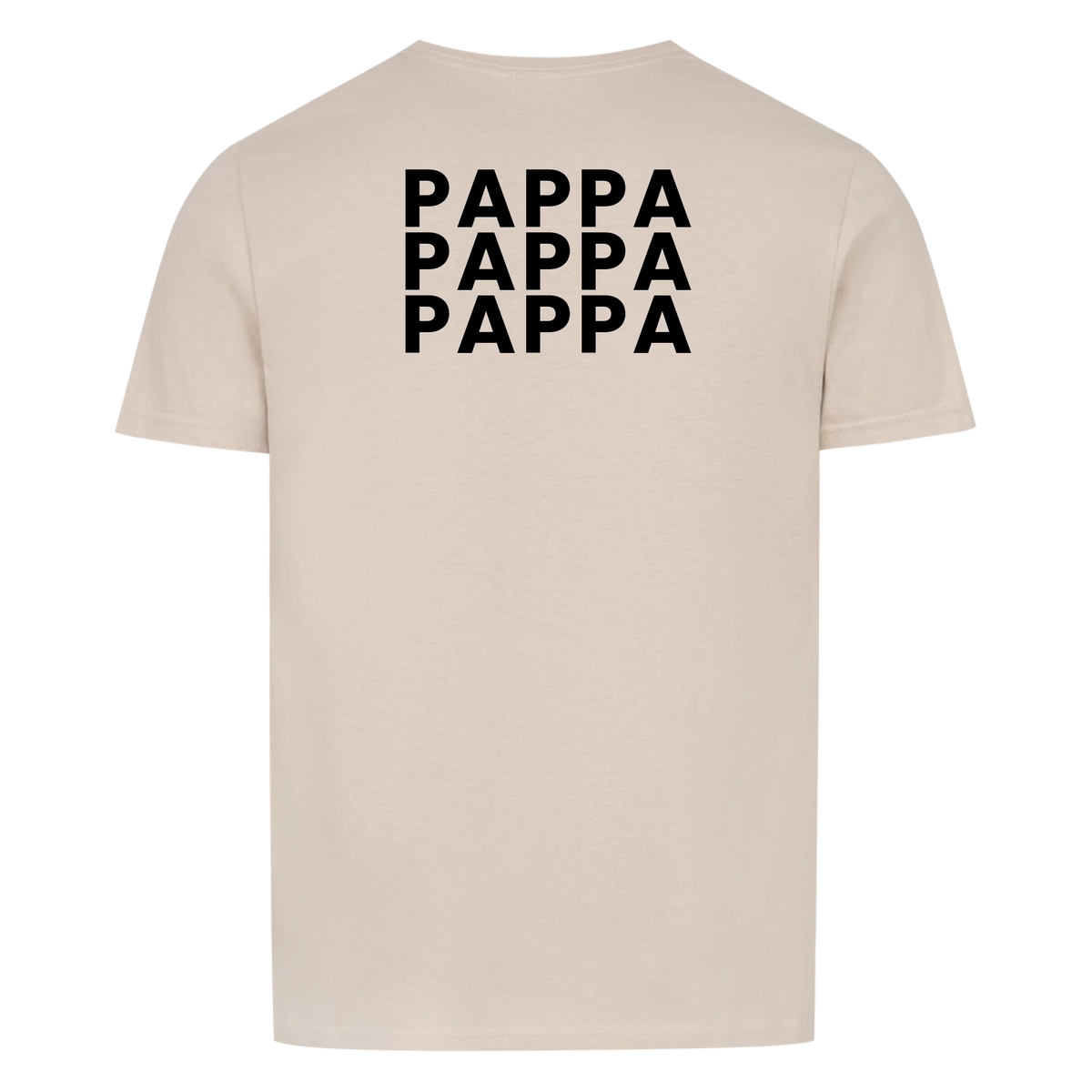 Pappa fotokollage på ryggen med nio foton. Personlig t-shirt till fars dag