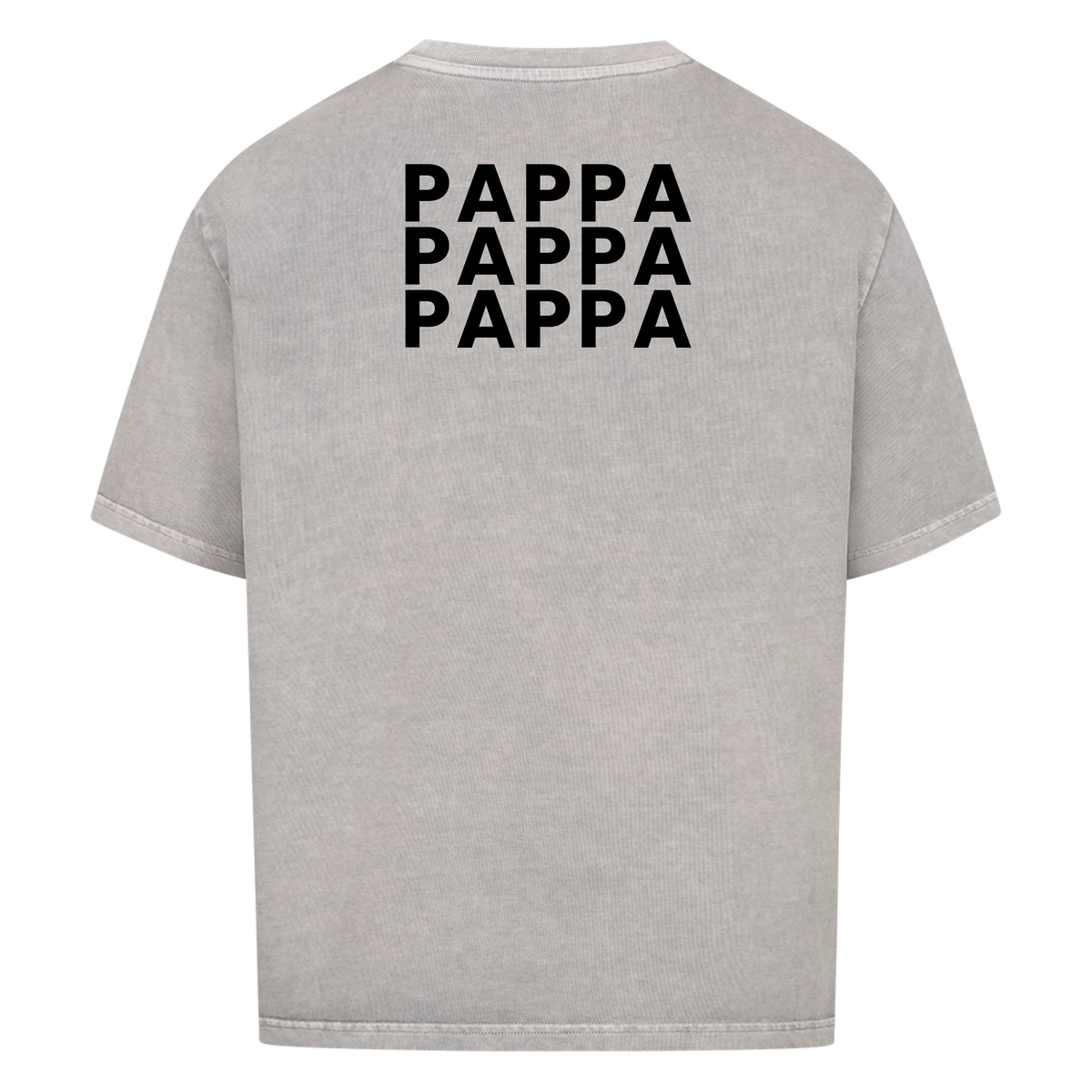 Pappa fotokollage på ryggen med nio foton. Personlig t-shirt till fars dag