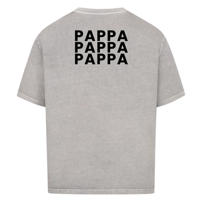 Pappa fotokollage på ryggen med nio foton. Personlig t-shirt till fars dag