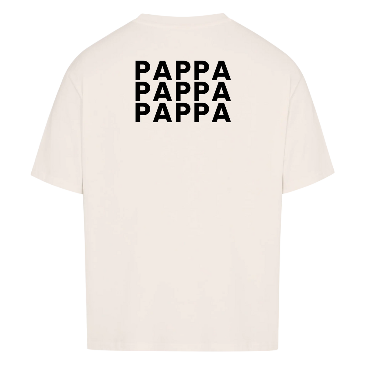 Pappa fotokollage på ryggen med nio foton. Personlig t-shirt till fars dag