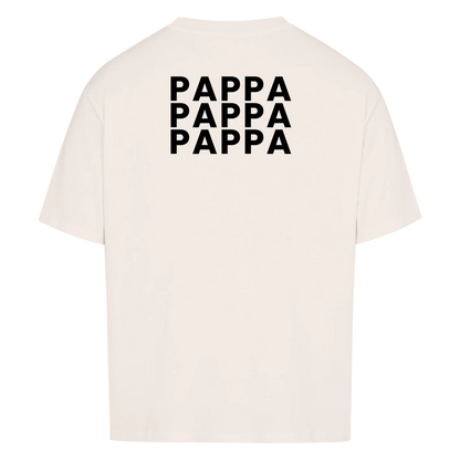 Pappa fotokollage på ryggen med nio foton. Personlig t-shirt till fars dag