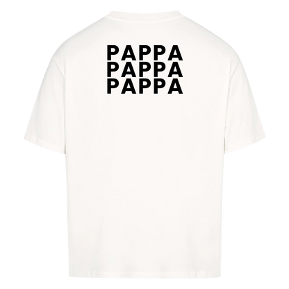 Pappa fotokollage på ryggen med nio foton. Personlig t-shirt till fars dag