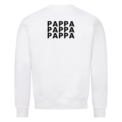 Pappa fotokollage på ryggen med nio foton. Personlig t-shirt till fars dag