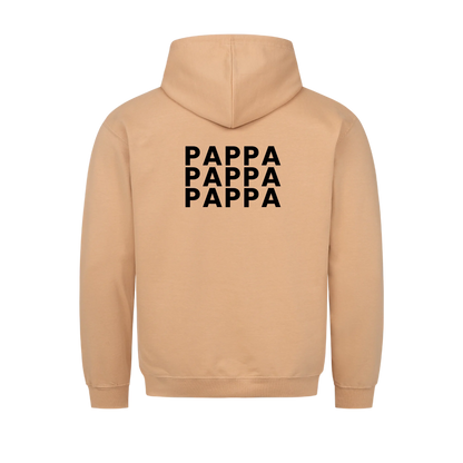 Pappa fotokollage på ryggen med nio foton. Personlig t-shirt till fars dag
