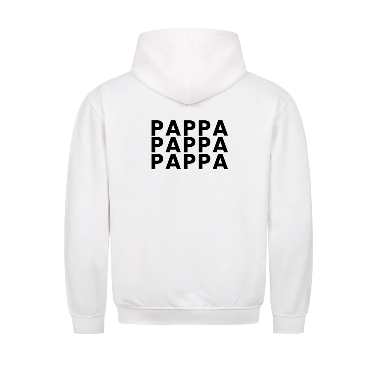 Pappa fotokollage på ryggen med nio foton. Personlig t-shirt till fars dag