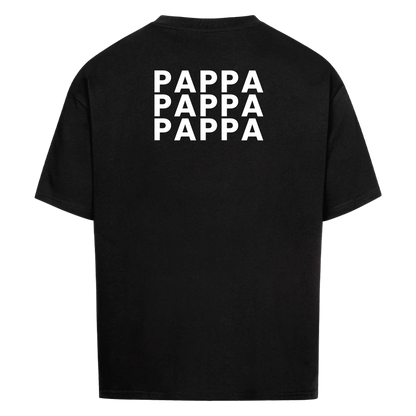 Pappa fotokollage på ryggen med nio foton. Personlig t-shirt till fars dag
