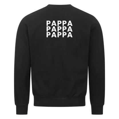 Pappa fotokollage på ryggen med nio foton. Personlig t-shirt till fars dag